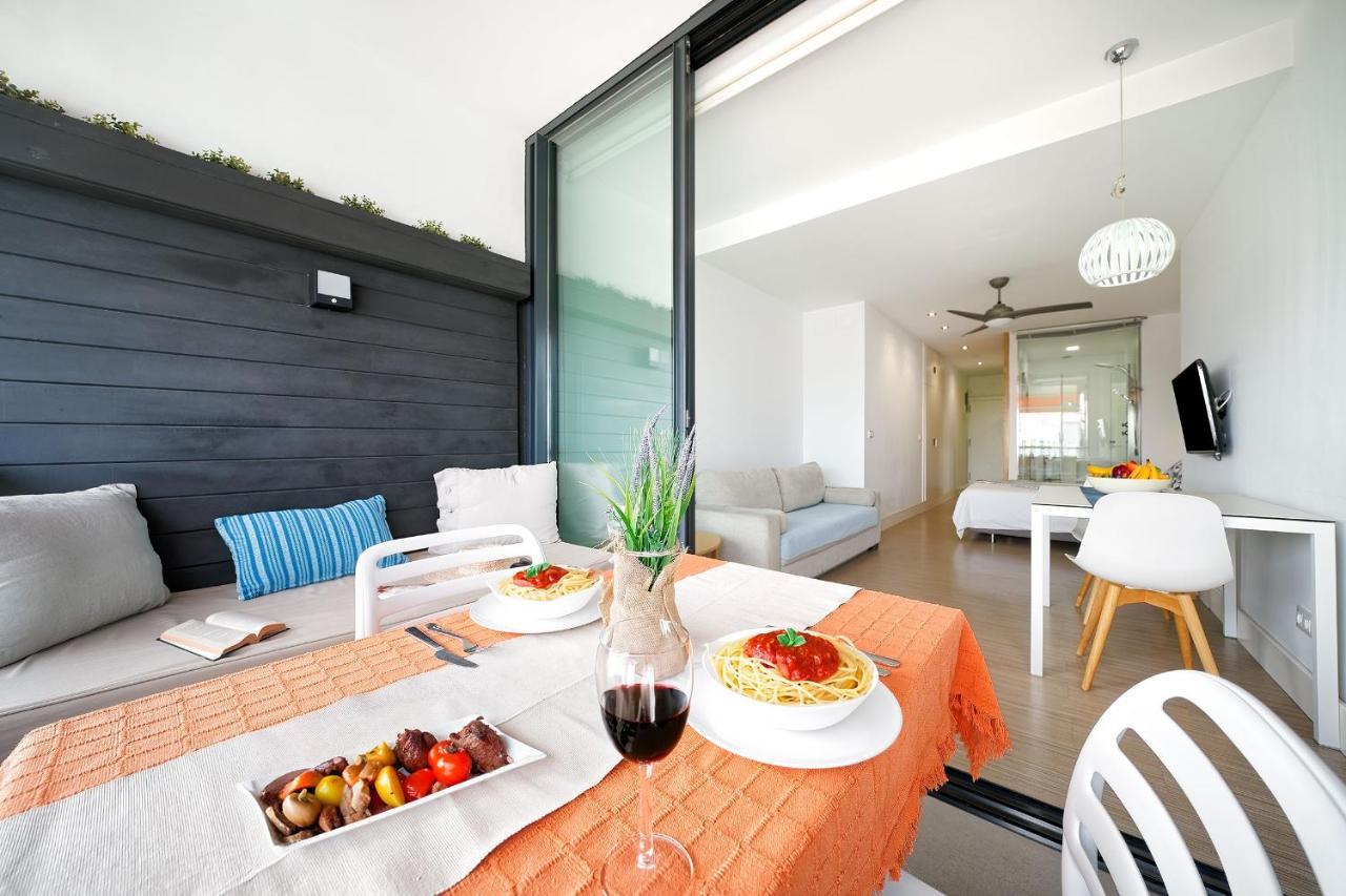 Estudio Con Terraza Vista Mar Лас-Пальмас-де-Гран-Канария Экстерьер фото
