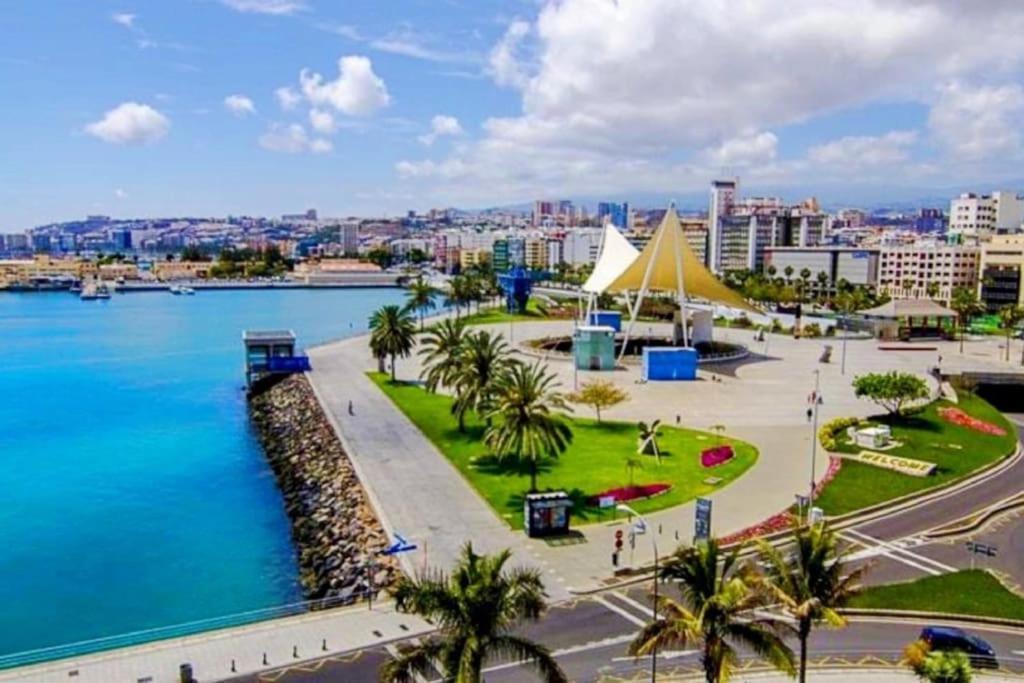 Estudio Con Terraza Vista Mar Лас-Пальмас-де-Гран-Канария Экстерьер фото